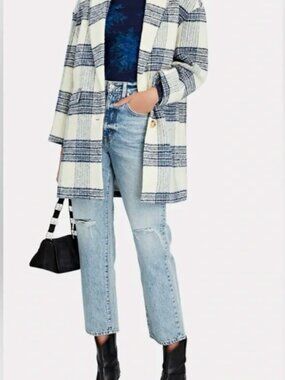 Intermix Agnes Plaid Coat